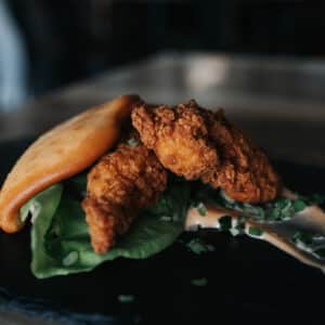 Pain bao poulet